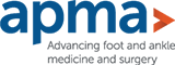 Logo Recognizing Chapel Podiatry & Associates, PA's affiliation with APMA